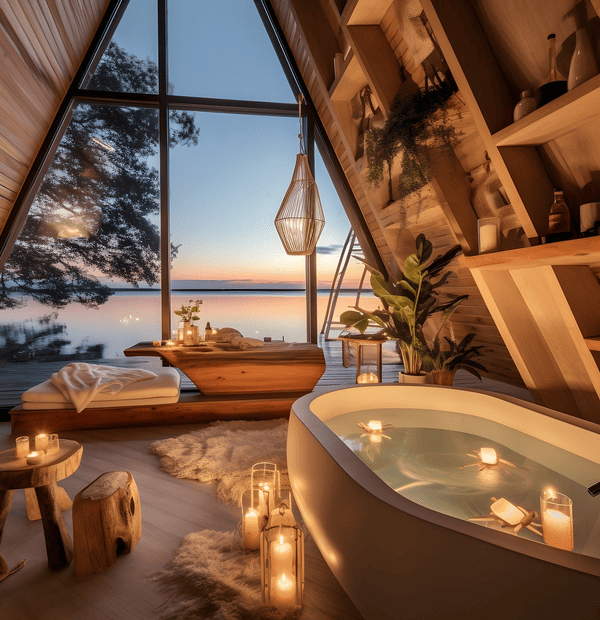 salle de bain cosy entièrement rénovée
