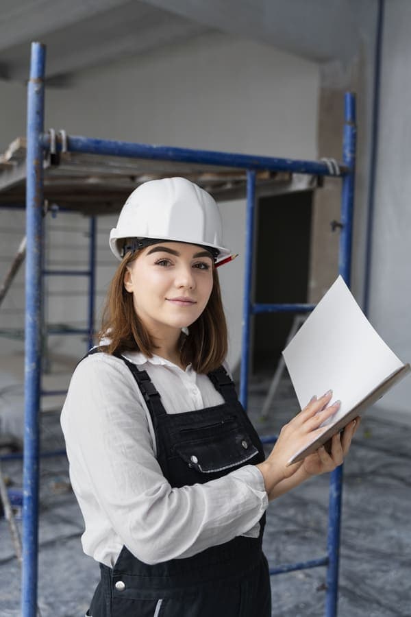 peintre sur un chantier de rénovation